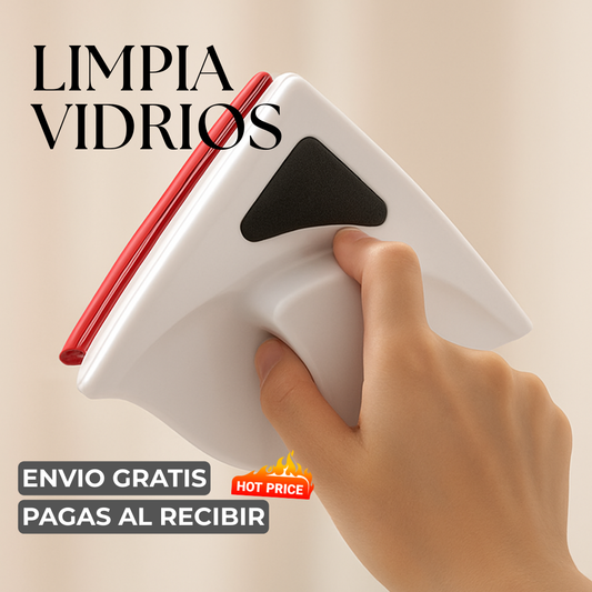 🧽 Limpia Vidrios Magnetico + ENVÍO GRATIS