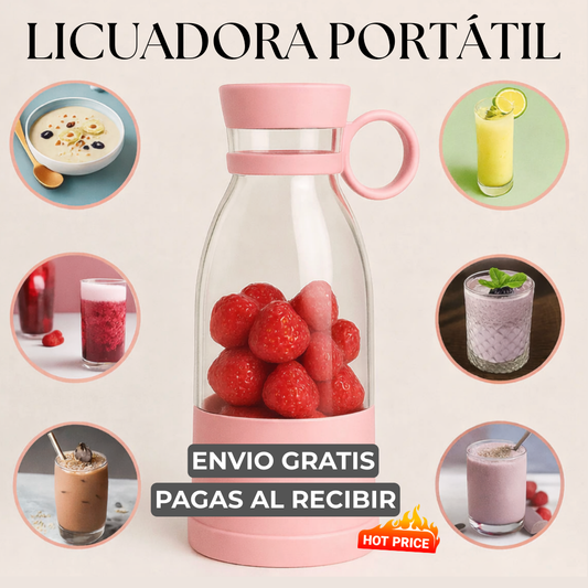 🥤 Mezcla Exprés – LICUADORA portátil inalámbrica + ENVÍO GRATIS