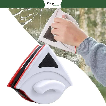 🧽 Limpia Vidrios Magnetico + ENVÍO GRATIS